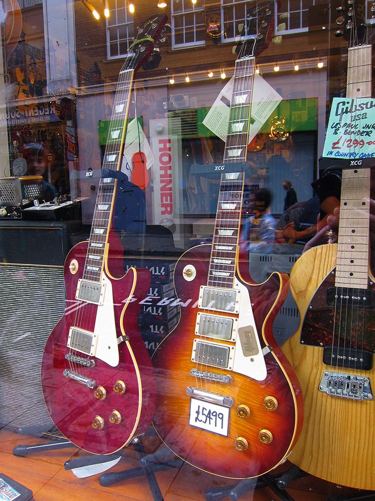 Denmark Street and Brighton Guitar Shop Visit 2013 My Les Paul Forum